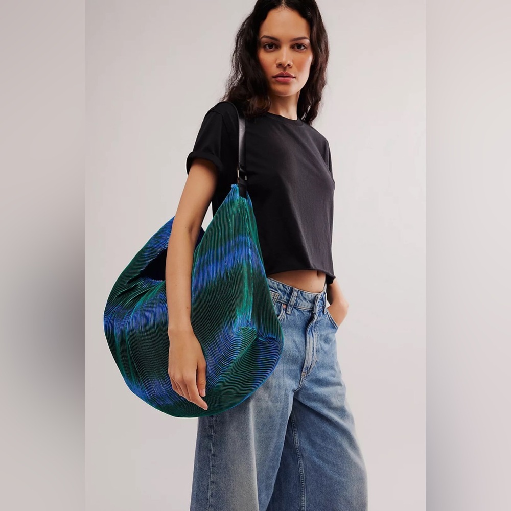 Free People Piper Plisse Tote